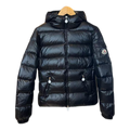 Moncler Gles Glossy Hooded Puffer Jacket