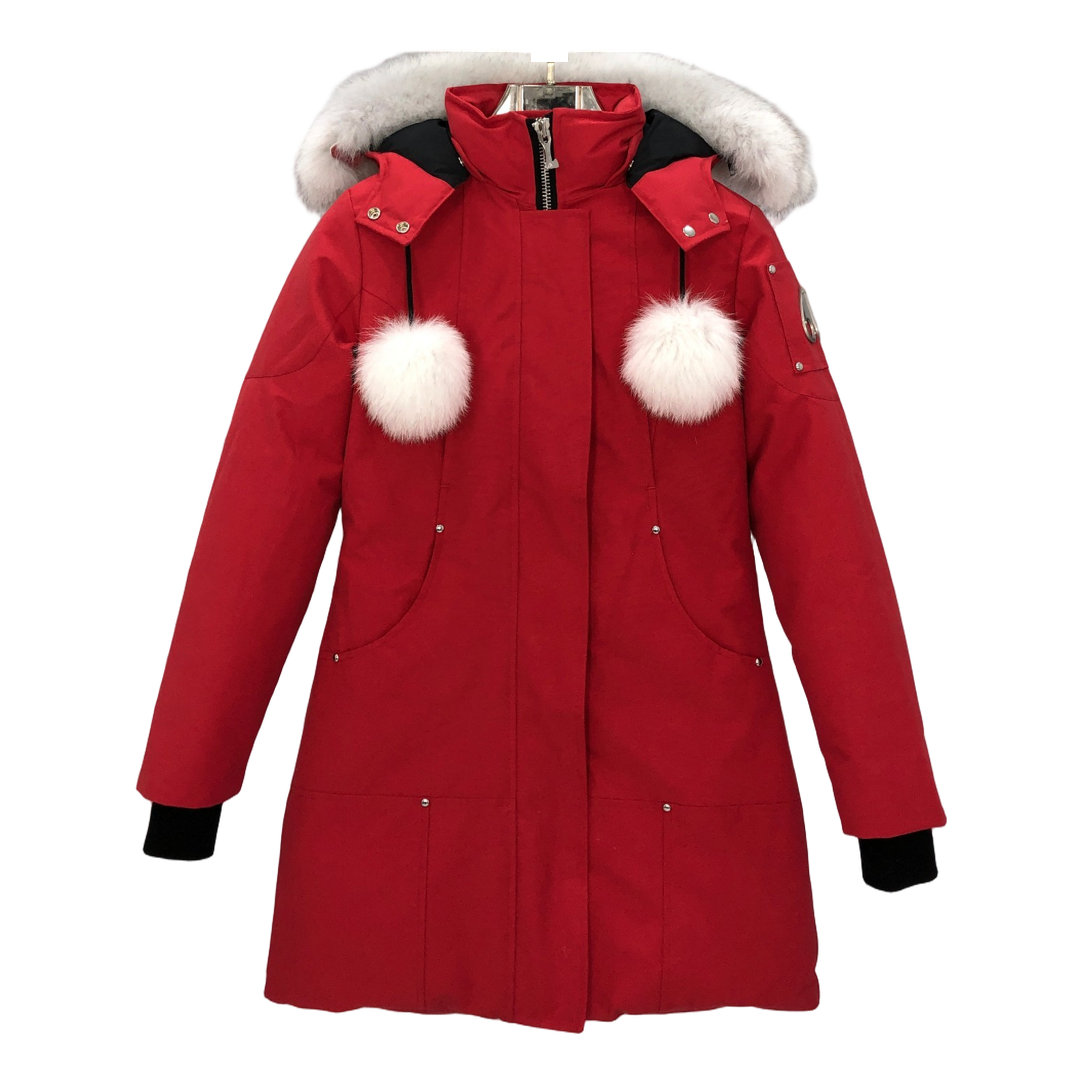 Moose Knuckles Stirling Parka – White Fur Trim