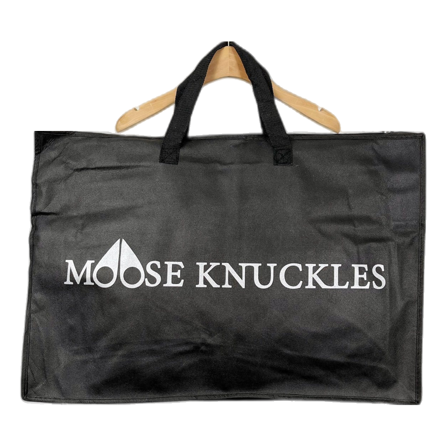 Moose Knuckles Gold Ballistic Fur-Trim Bomber – Black