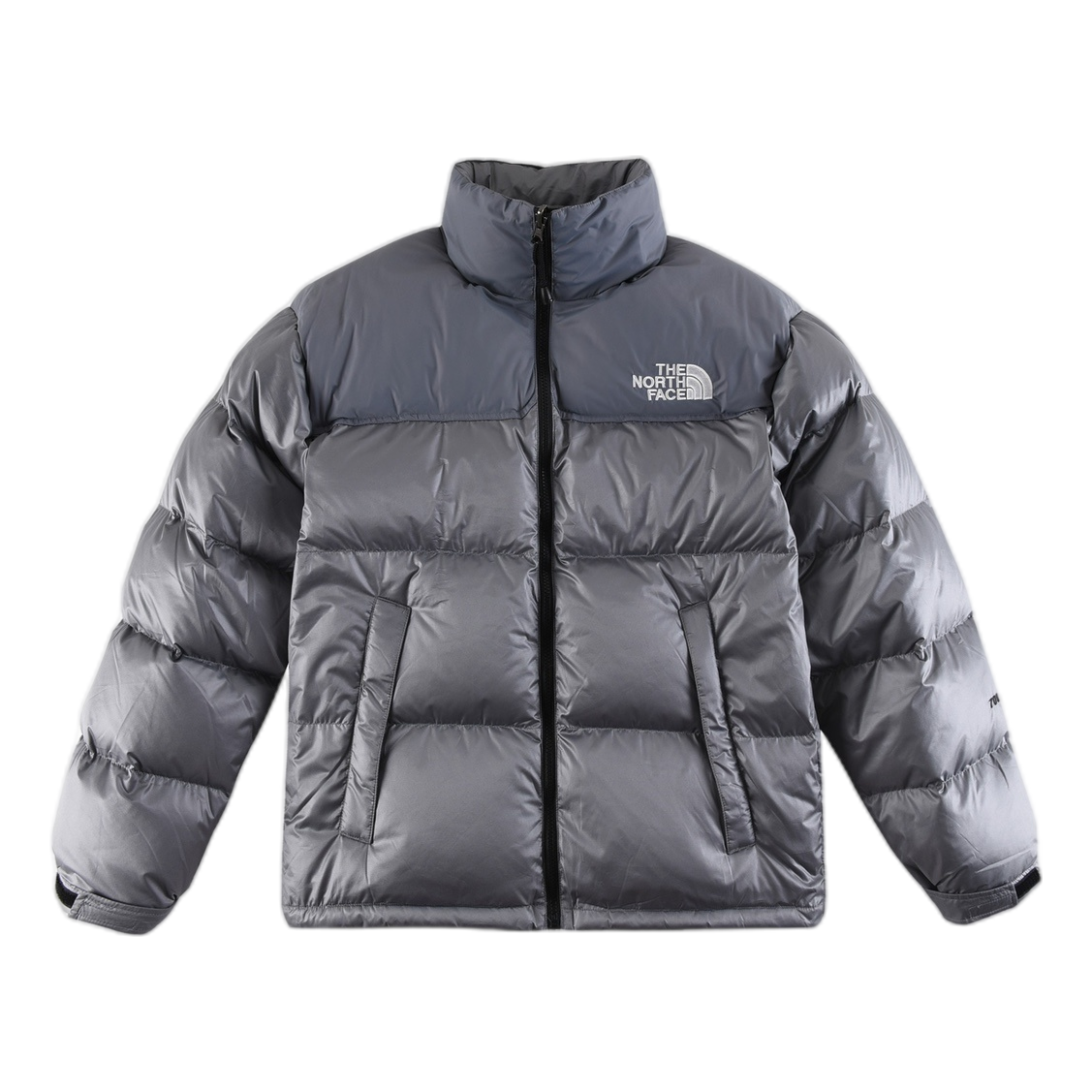 The North Face Contrast-Panel Stand-Collar Puffer Jacket